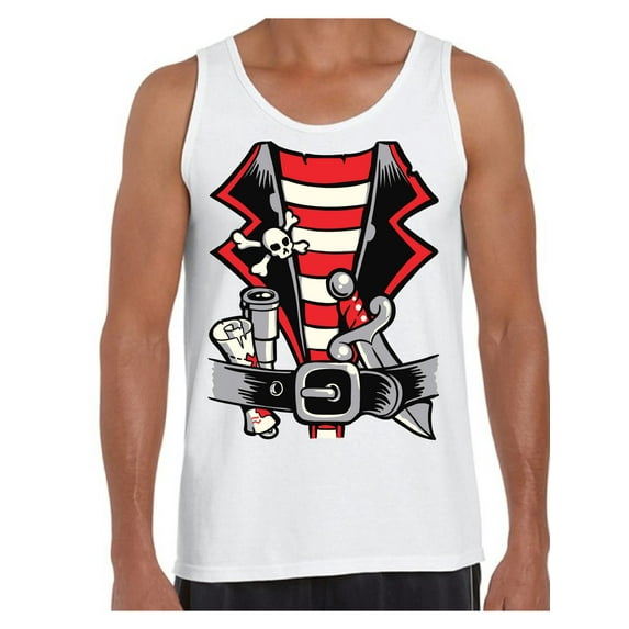Awkward Styles Halloween T-Shirt Pirate Tank Tops for Men
