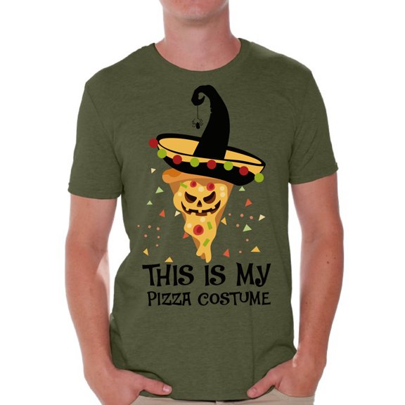 Awkward Styles Halloween T-Shirt Pizza Shirts for Men