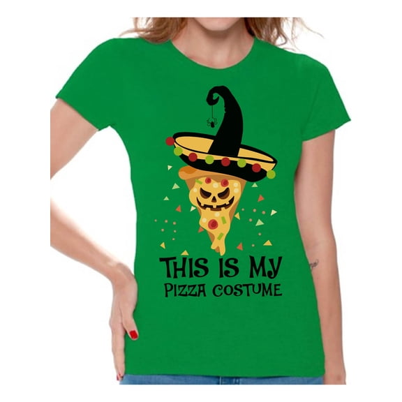 Awkward Styles Halloween T-Shirt Pizza Shirts for Women