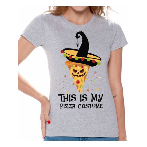 Awkward Styles Halloween T-Shirt Pizza Shirts for Women