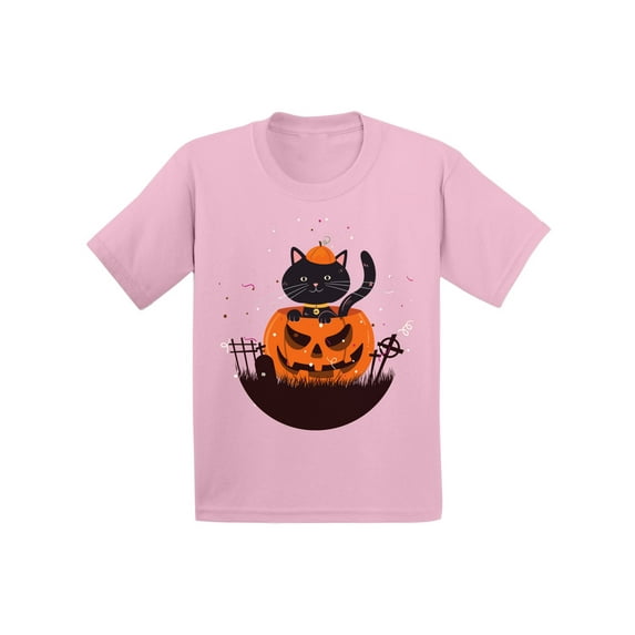 Awkward Styles Halloween T-Shirt Pumpkin Cat Baby Shirt
