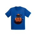 thumbnail image 1 of Awkward Styles Halloween T-Shirt Pumpkin Cat Kids T Shirts, 1 of 4
