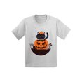 thumbnail image 1 of Awkward Styles Halloween T-Shirt Pumpkin Cat Toddler Shirt, 1 of 4