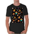 thumbnail image 1 of Awkward Styles Halloween T-Shirt Sweet Candies Shirts for Men, 1 of 4