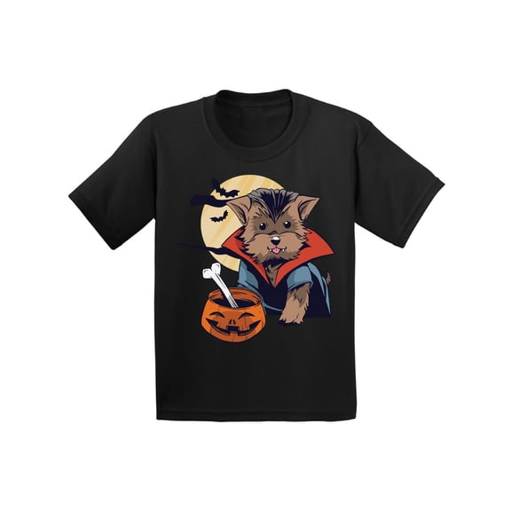 Awkward Styles Halloween T-Shirt Vampire Morkie Kids T Shirts