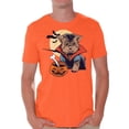 thumbnail image 1 of Awkward Styles Halloween T-Shirt Vampire Morkie Shirts for Men, 1 of 4