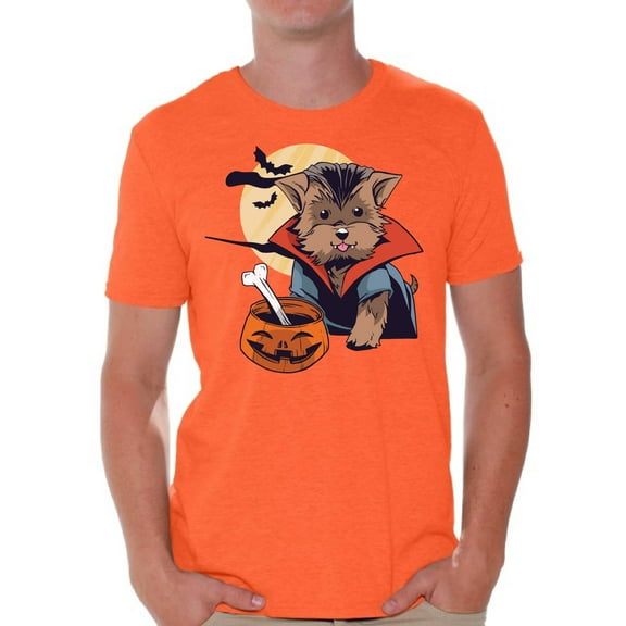 Awkward Styles Halloween T-Shirt Vampire Morkie Shirts for Men