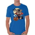 thumbnail image 1 of Awkward Styles Halloween T-Shirt Vampire Morkie Shirts for Men, 1 of 4