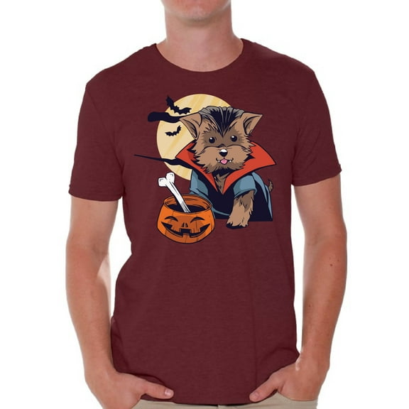 Awkward Styles Halloween T-Shirt Vampire Morkie Shirts for Men