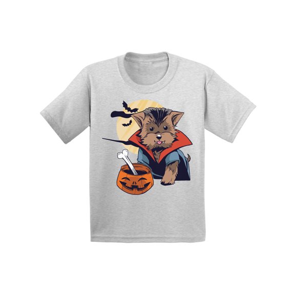 Awkward Styles Halloween T-Shirt Vampire Morkie Toddler Shirt