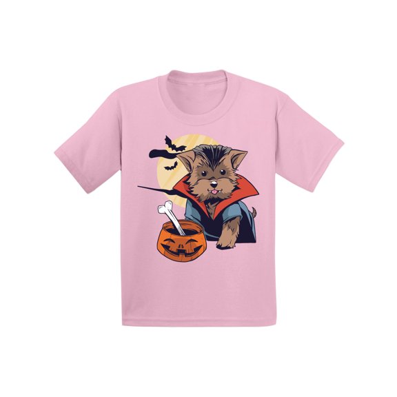 Awkward Styles Halloween T-Shirt Vampire Morkie Toddler Shirt