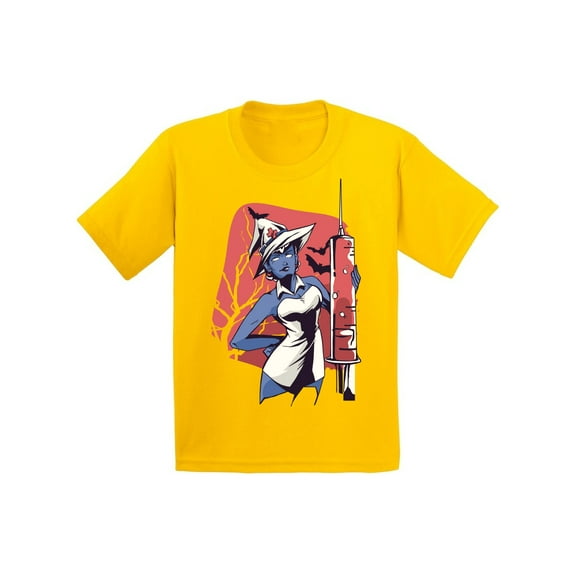 Awkward Styles Halloween T-Shirt Witch Nurse Kids T Shirts