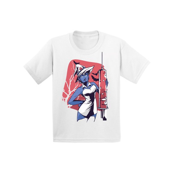 Awkward Styles Halloween T-Shirt Witch Nurse Toddler Shirt