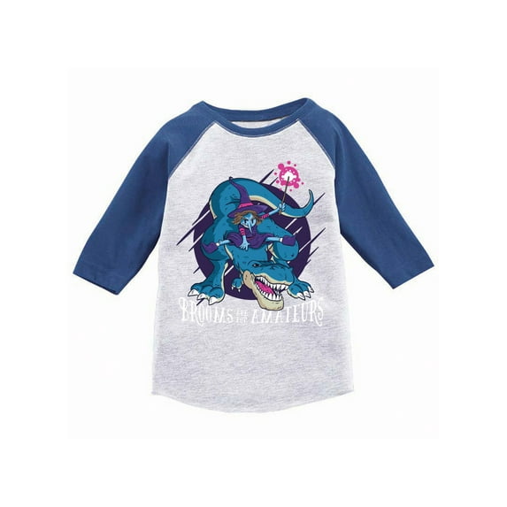 Awkward Styles Halloween T-Shirt Witch on Dinosaur Shirt Kids