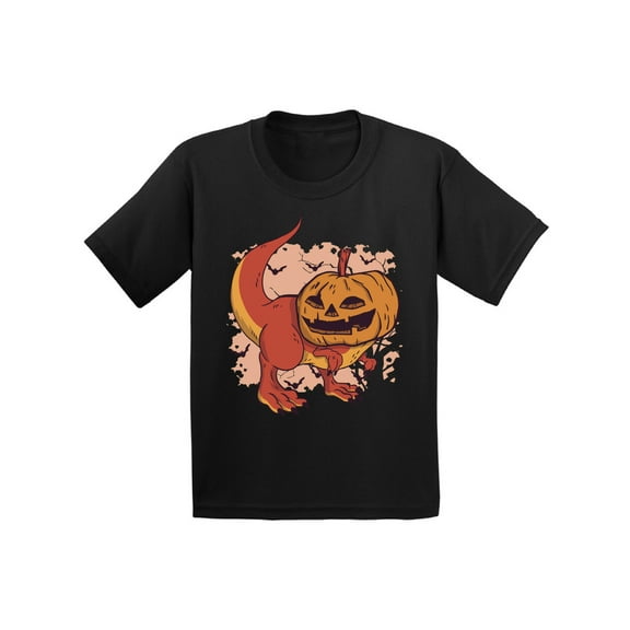 Awkward Styles Halloween T-Shirt for Boys Girls Pumpkin Dinosaur Toddler Shirt