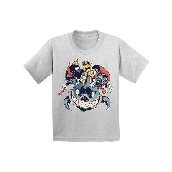 Awkward Styles Halloween T-Shirt for Boys Girls Shark Kids T Shirts