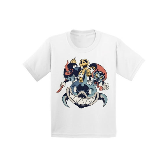 Awkward Styles Halloween T-Shirt for Boys Girls Shark Kids T Shirts