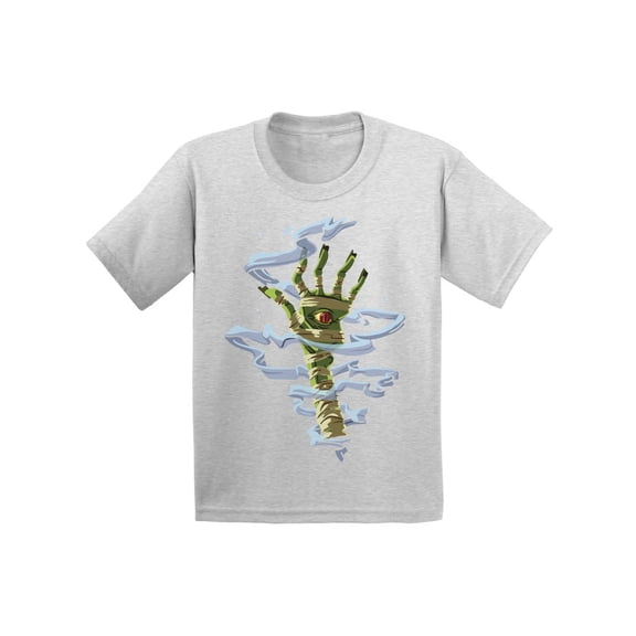 Awkward Styles Halloween T-Shirt for Girls Boys Mummy Hand Kids T Shirts