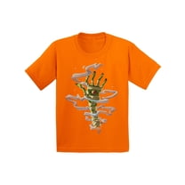 Awkward Styles Halloween T-Shirt for Girls Boys Mummy Hand Kids T Shirts