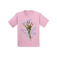 thumbnail image 1 of Awkward Styles Halloween T-Shirt for Girls Boys Mummy Hand Toddler Shirt, 1 of 4