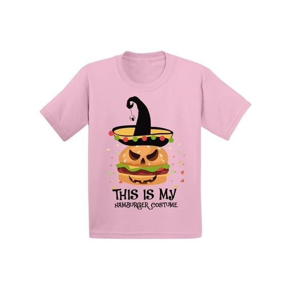 Awkward Styles Halloween T-Shirt for Girls Halloween Shirt for Boys Hamburger Baby Shirt