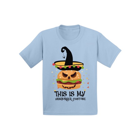 Awkward Styles Halloween T-Shirt for Girls Halloween Shirt for Boys Hamburger Baby Shirt