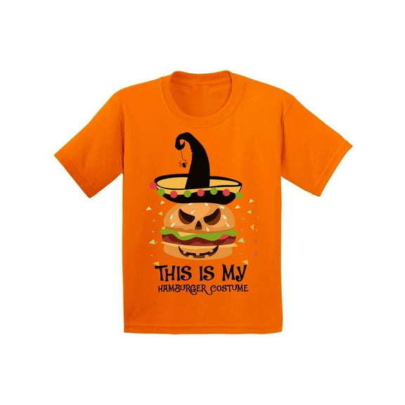 Awkward Styles Halloween T-Shirt for Girls Halloween Shirt for Boys Hamburger Kids T Shirts