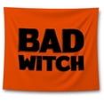 thumbnail image 1 of Awkward Styles Halloween Tapestry Wall Hanging Bad Witch Home Decor, 1 of 2