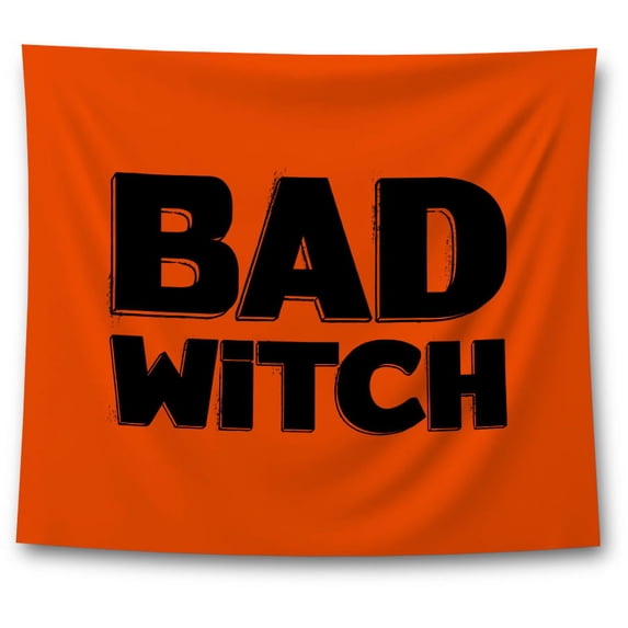 Awkward Styles Halloween Tapestry Wall Hanging Bad Witch Home Decor