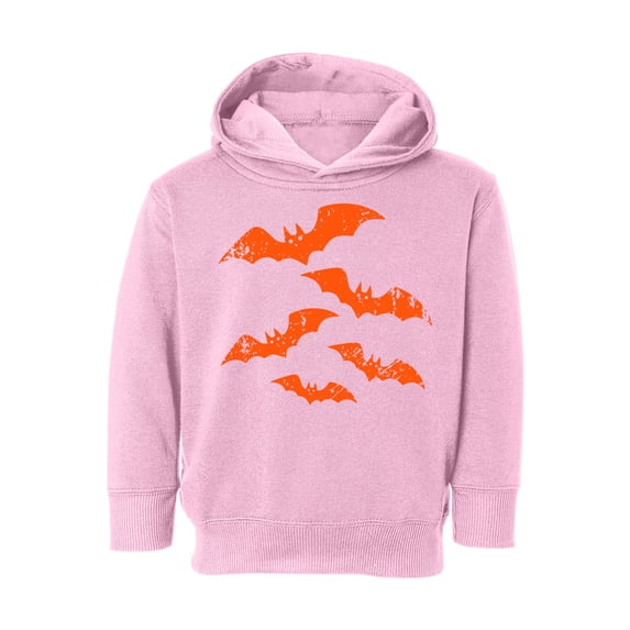 Awkward Styles Halloween Toddler Hoodie Girls Boys Orange Bats Fleece Hooded Sweatshirt