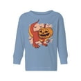 thumbnail image 1 of Awkward Styles Halloween Toddler Long Sleeve Shirt Pumpkin Dinosaur Kids T-Shirt, 1 of 5