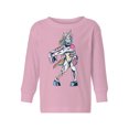 thumbnail image 1 of Awkward Styles Halloween Toddler Long Sleeve Shirt Zombie Unicorn Dance Kids T-Shirt, 1 of 5