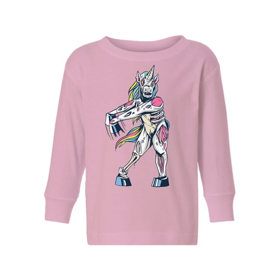 Awkward Styles Halloween Toddler Long Sleeve Shirt Zombie Unicorn Dance Kids T-Shirt