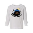 thumbnail image 1 of Awkward Styles Halloween Toddler Long Sleeve Shirt for Boys Brother Pumpkin Kids T-Shirt, 1 of 4