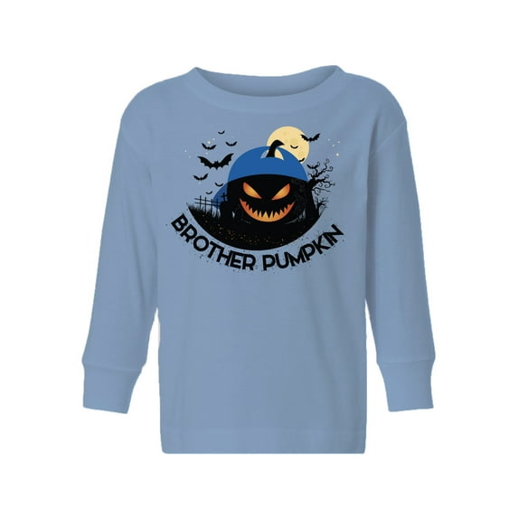 Awkward Styles Halloween Toddler Long Sleeve Shirt for Boys Brother Pumpkin Kids T-Shirt
