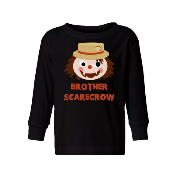 Awkward Styles Halloween Toddler Long Sleeve Shirt for Boys Brother Scarecrow Kids T-Shirt