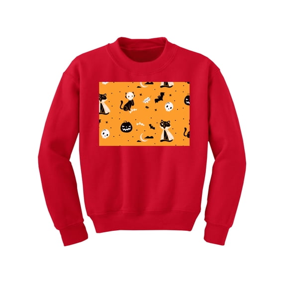 Awkward Styles Halloween Youth Sweatshirt Fall Print Crewneck Tops for Kids
