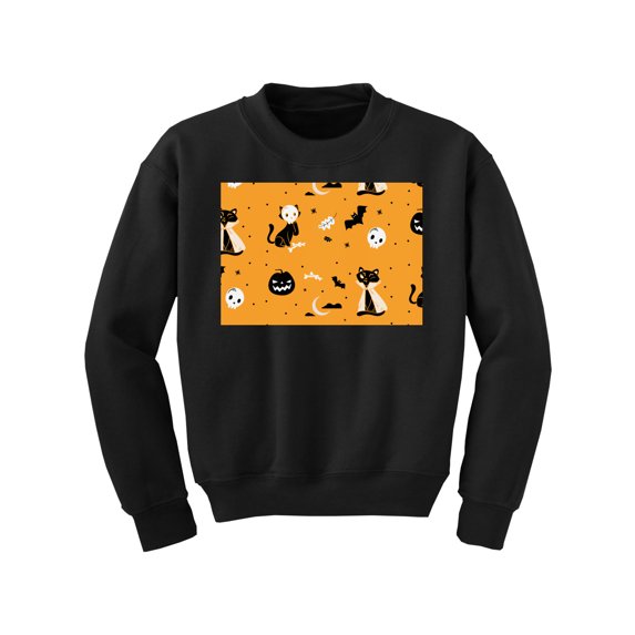 Awkward Styles Halloween Youth Sweatshirt Fall Print Crewneck Tops for Kids