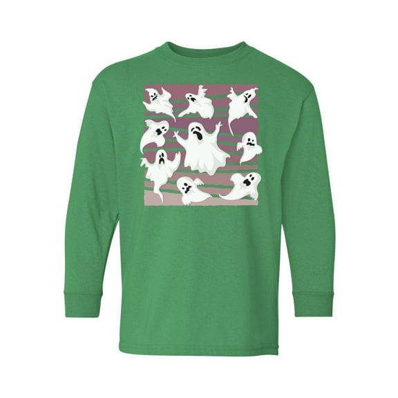 Awkward Styles Halloween Youth Sweatshirt Ghosts Crewneck Tee for Kids