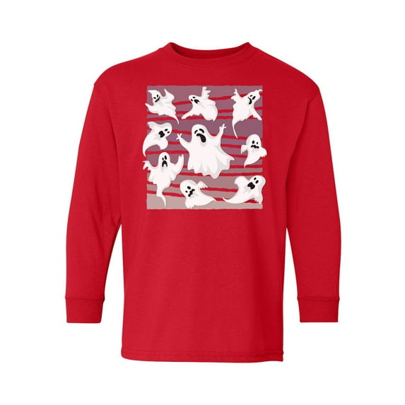 Awkward Styles Halloween Youth Sweatshirt Ghosts Crewneck Tee for Kids