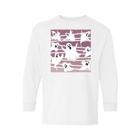 Awkward Styles Halloween Youth Sweatshirt Ghosts Crewneck Tee for Kids