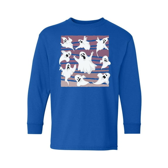 Awkward Styles Halloween Youth Sweatshirt Ghosts Crewneck Tee for Kids