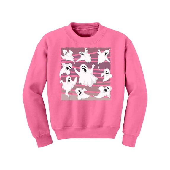 Awkward Styles Halloween Youth Sweatshirt Ghosts Crewneck Tops for Kids