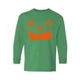 thumbnail image 1 of Awkward Styles Halloween Youth Sweatshirt Girls Boys Orange Jack-O'-Lantern Crewneck Tee for Kids, 1 of 5