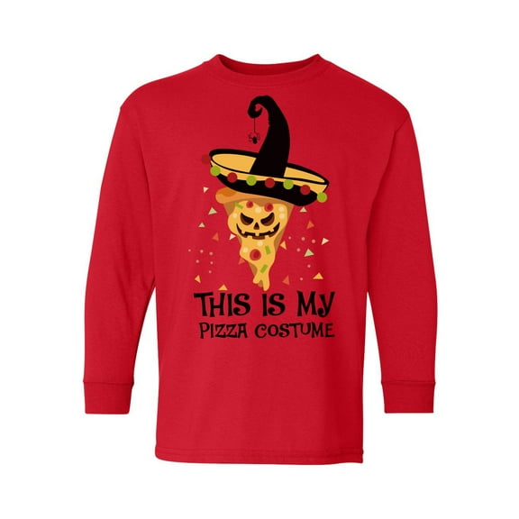 Awkward Styles Halloween Youth Sweatshirt Girls Boys Pizza Crewneck Tee for Kids