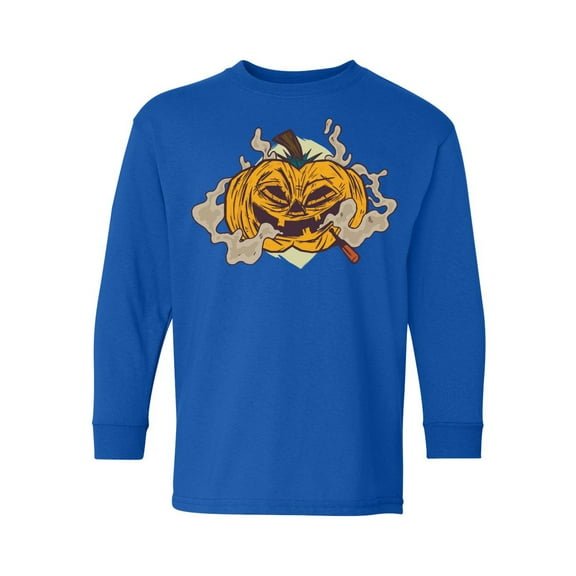 Awkward Styles Halloween Youth Sweatshirt Pumpkin Crewneck Tee for Kids