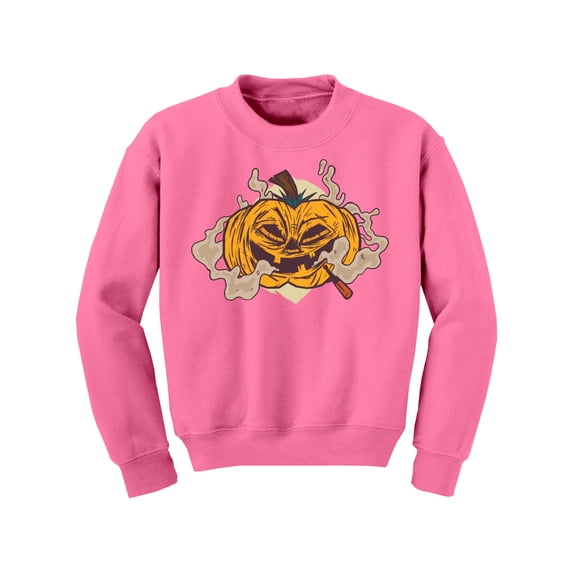 Awkward Styles Halloween Youth Sweatshirt Pumpkin Crewneck Tops for Kids