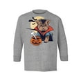 thumbnail image 1 of Awkward Styles Halloween Youth Sweatshirt Vampire Morkie Crewneck Tee for Kids, 1 of 4