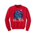 thumbnail image 1 of Awkward Styles Halloween Youth Sweatshirt Witch on Dinosaur Crewneck Tops for Kids, 1 of 4