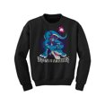 thumbnail image 1 of Awkward Styles Halloween Youth Sweatshirt Witch on Dinosaur Crewneck Tops for Kids, 1 of 4